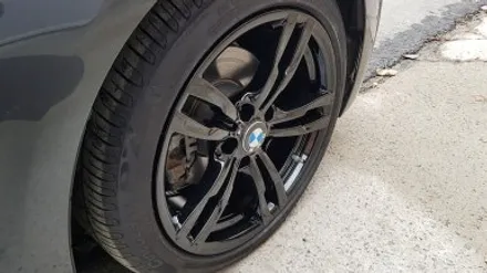 분체도장 BMW 4시리즈 420D 쿠페 441M 휠복원 블랙유광 휠도색 / 시흥시 죽율동