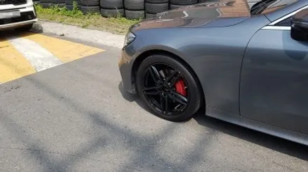 벤츠 E220D E클래스 쿠페 휠복원 블랙휠 휠도색 분체도색 / 시흥시 죽율동