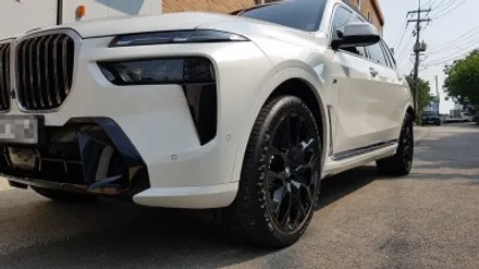 BMW X7 LCI 휠복원 검정 휠도색 분채도장 리더스휠 / 시흥시 죽율동