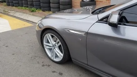 BMW F06 640D 그란쿠페 휠복원 373M휠 순정 실버 휠도색  분체도색 리더스휠 / 시흥시 죽율동