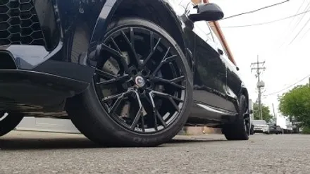 리더스휠 BMW F95 X5M 휠복원 올검정 휠도색 분채도색 / 시흥시 죽율동