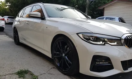 BMW 3시리즈 휠 도색 비용 유광 블랙휠 휠도색 분체도장 / 시흥시 죽율동