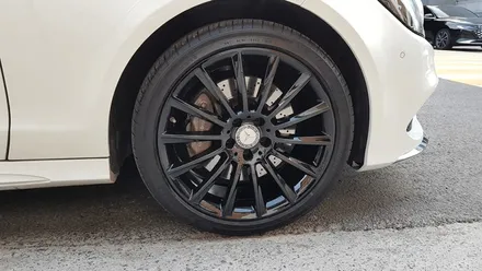 벤츠 CLS400 휠복원 방법 및 블랙유광 휠도색 분체도장 / 시흥시 죽율동