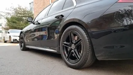벤츠 S400 19인치 휠복원 블랙 휠도색 분체도색 부천휠도색 / 시흥시 죽율동