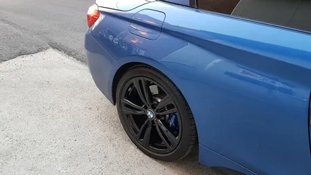 BMW F32 4시리즈 휠복원 유광블랙 휠도색 분체도장 리더스휠 / 시흥시 죽율동