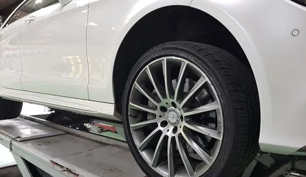 벤츠 CLS400 휠복원 방법 및 블랙유광 휠도색 분체도장 / 시흥시 죽율동