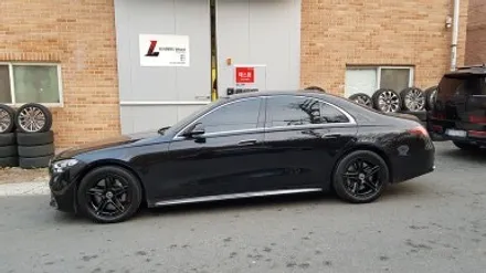 벤츠 S400 19인치 휠복원 블랙 휠도색 분체도색 부천휠도색 / 시흥시 죽율동