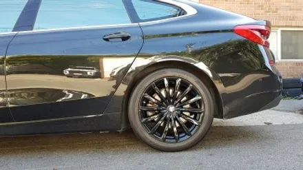 리더스휠 BMW 6시리즈 휠복원 검정색 휠도색 분채도장 / 시흥시 죽율동