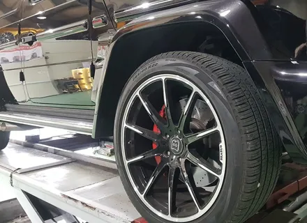 벤츠 G63 AMG 지바겐 브라부스 모노블럭Z 휠복원 휠도색 분채도장 시흥휠복원 리더스휠 / 시흥시 죽율동