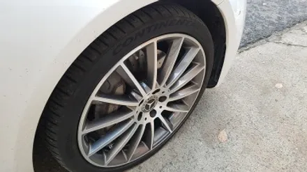 벤츠 E클래스 E350 다이아컷팅 휠복원 휠도색 안산휠복원 분체도장 리더스휠 / 시흥시 죽율동