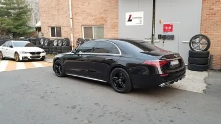 벤츠 S400 19인치 휠복원 블랙 휠도색 분체도색 부천휠도색 / 시흥시 죽율동