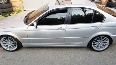BMW 4세대 E46 320i 실버 휠복원 휠도색 분채도색 리더스휠 / 시흥시 죽율동