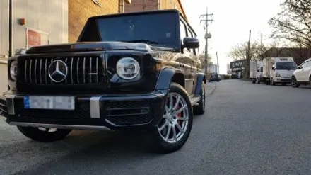 리더스휠 벤츠 지바겐 G63AMG 휠복원 블랙하이퍼 휠도색 분체도색 / 시흥시 죽율동
