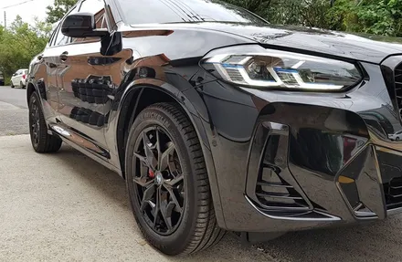 BMW X4 휠복원 887M 유광 블랙휠 휠도색 분체도색 리더스휠 / 시흥시 죽율동