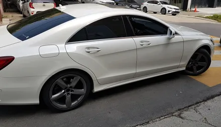 벤츠 CLS400 휠복원 방법 및 블랙유광 휠도색 분체도장 / 시흥시 죽율동
