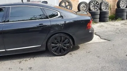 볼보 S90 B5 휠복원 블랙유광 휠도색 분체도색 리더스휠 / 시흥시 죽율동