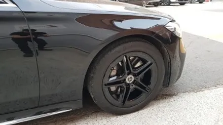 벤츠 S400 19인치 휠복원 블랙 휠도색 분체도색 부천휠도색 / 시흥시 죽율동
