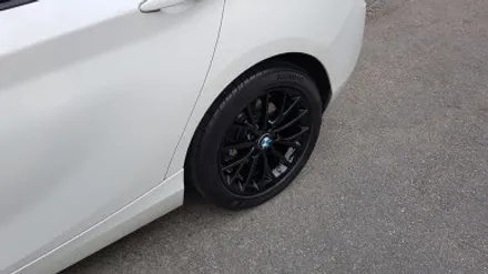 BMW 1시리즈 118D 휠복원 블랙휠 휠도색 분체도장 리더스휠 / 시흥시 죽율동