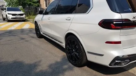 BMW X7 LCI 휠복원 검정 휠도색 분채도장 리더스휠 / 시흥시 죽율동
