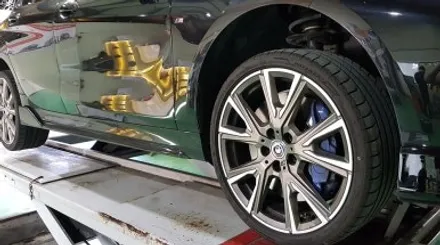 BMW 1시리즈 F40 M135i 휠복원 반광 블랙 휠도색 분체도장 리더스휠 / 시흥시 죽율동