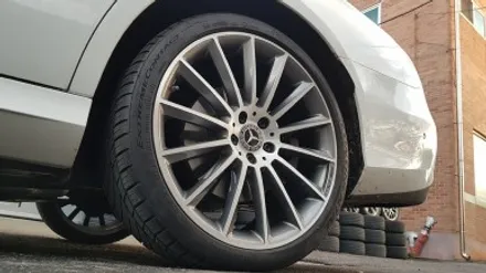 벤츠 E클래스 E350 다이아컷팅 휠복원 휠도색 안산휠복원 분체도장 리더스휠 / 시흥시 죽율동