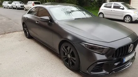벤츠 CLS 400D 올블랙(크롬죽이기) 휠도색 휠복원 분체도장 리더스휠 / 시흥시 죽율동