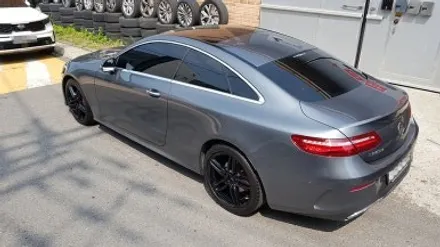 벤츠 E220D E클래스 쿠페 휠복원 블랙휠 휠도색 분체도색 / 시흥시 죽율동