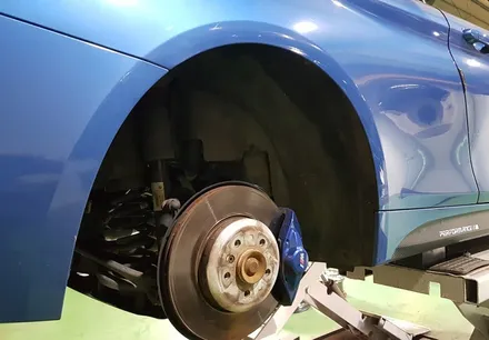 BMW F32 4시리즈 휠복원 유광블랙 휠도색 분체도장 리더스휠 / 시흥시 죽율동