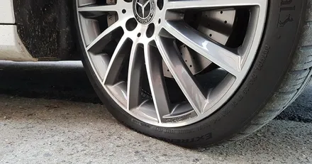 벤츠 E클래스 E350 다이아컷팅 휠복원 휠도색 안산휠복원 분체도장 리더스휠 / 시흥시 죽율동