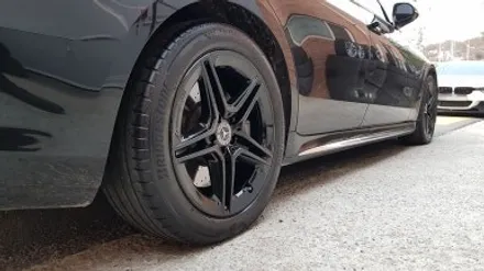 벤츠 S400 19인치 휠복원 블랙 휠도색 분체도색 부천휠도색 / 시흥시 죽율동