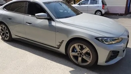 BMW i4 19인치 860m 휠복원 다이아몬드 컷팅 휠도색 분체도색 / 시흥시 죽율동