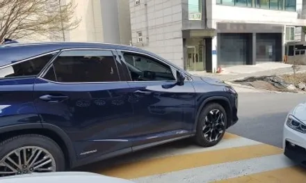 렉서스 RX450H 20인치 휠복원 및 순정컬러로 재 휠도색 분채도장 / 시흥시 죽율동