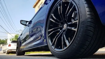 BMW F90 M5 706M 휠복원 하이그로시 블랙 휠도색 분체도장 리더스휠 / 시흥시 죽율동