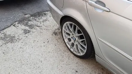 BMW 4세대 E46 320i 실버 휠복원 휠도색 분채도색 리더스휠 / 시흥시 죽율동