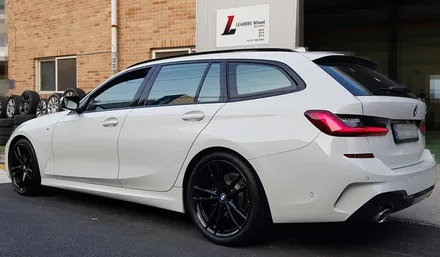 BMW 3시리즈 휠 도색 비용 유광 블랙휠 휠도색 분체도장 / 시흥시 죽율동