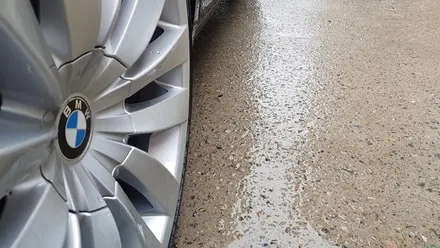 BMW 7시리즈 750LD 휠파임 휠복원 휠도색 실버 분채도색 / 시흥시 죽율동