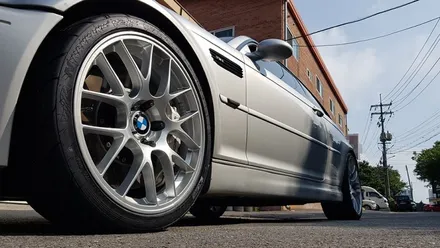 BMW E46 M3 163M 휠복원 하이퍼실버 휠도색 분채도장 리더스휠 / 시흥시 죽율동