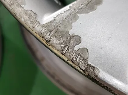 렉서스 ES300 휠복원 레드 캘리퍼도색 고스트크롬 휠도색 분체도장 리더스휠 / 시흥시 죽율동