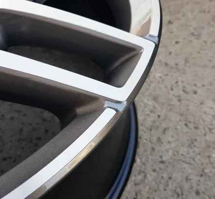 자동차휠복원 벤츠 S클래스 S350 건메탈 휠다이아몬드커팅 분체 휠도색 리더스휠 / 시흥시 죽율동