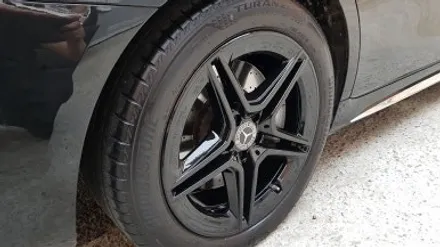 벤츠 S400 19인치 휠복원 블랙 휠도색 분체도색 부천휠도색 / 시흥시 죽율동