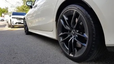 벤츠 CLS 53 AMG 다크 고스트크롬 휠복원 휠도색 분체도색 리더스휠 / 시흥시 죽율동