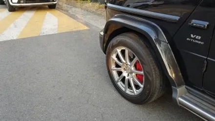 리더스휠 벤츠 지바겐 G63AMG 휠복원 블랙하이퍼 휠도색 분체도색 / 시흥시 죽율동