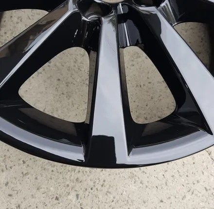 BMW 528i 휠복원 휠 도색 후기 유광블랙 휠도색 분체도장 리더스휠 / 시흥시 죽율동