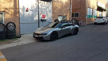 BMW i8 로드스터 휠복원 무광블랙 휠도색 분체도장 리더스휠 / 시흥시 죽율동