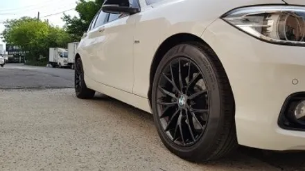 BMW 1시리즈 118D 휠복원 블랙휠 휠도색 분체도장 리더스휠 / 시흥시 죽율동