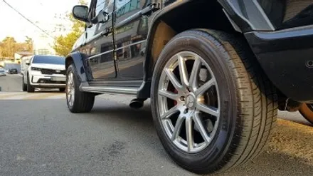 리더스휠 벤츠 지바겐 G63AMG 휠복원 블랙하이퍼 휠도색 분체도색 / 시흥시 죽율동
