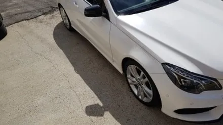 벤츠 C207 E400 쿠페 휠복원 및 하이퍼실버 분채도장 휠도색 리더스휠 / 시흥시 죽율동