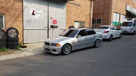 BMW 4세대 E46 320i 실버 휠복원 휠도색 분채도색 리더스휠 / 시흥시 죽율동