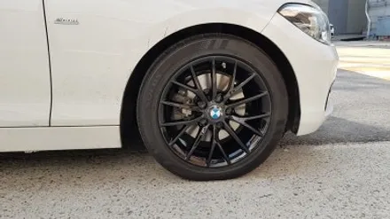 BMW 1시리즈 118D 휠복원 블랙휠 휠도색 분체도장 리더스휠 / 시흥시 죽율동