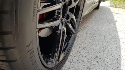 벤츠 E220D E클래스 쿠페 휠복원 블랙휠 휠도색 분체도색 / 시흥시 죽율동